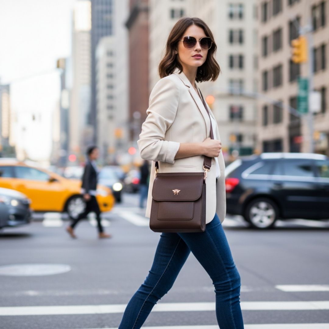 Bloomsbury Cross Body Bag Chocolate