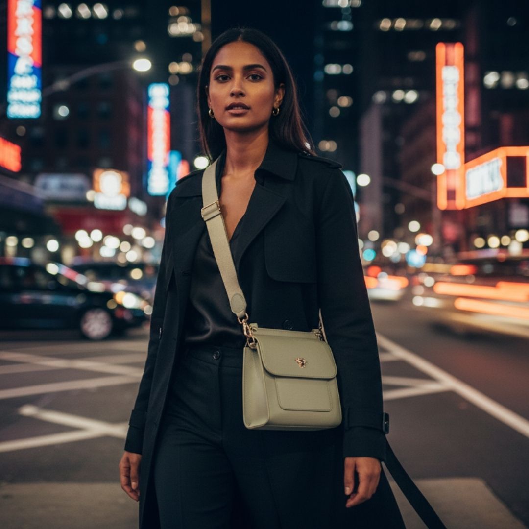 Bloomsbury Cross Body Bag Pistachio