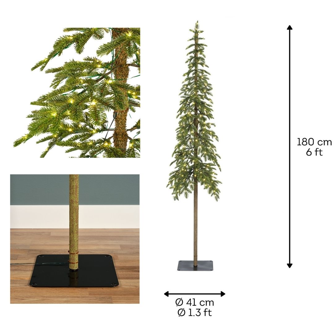 Alpine Fir Tree Pre-Lit 1.8m