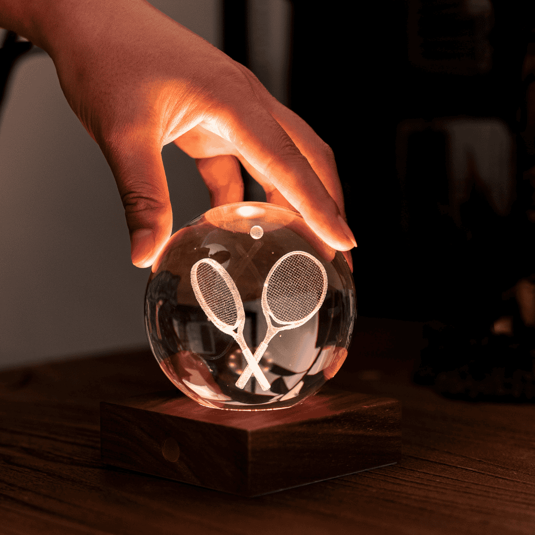 Amber Crystal Light - Tennis Racket