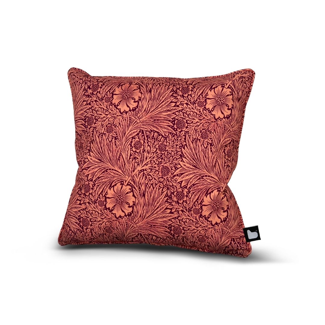 B Outdoor Cushion Floral - Coral