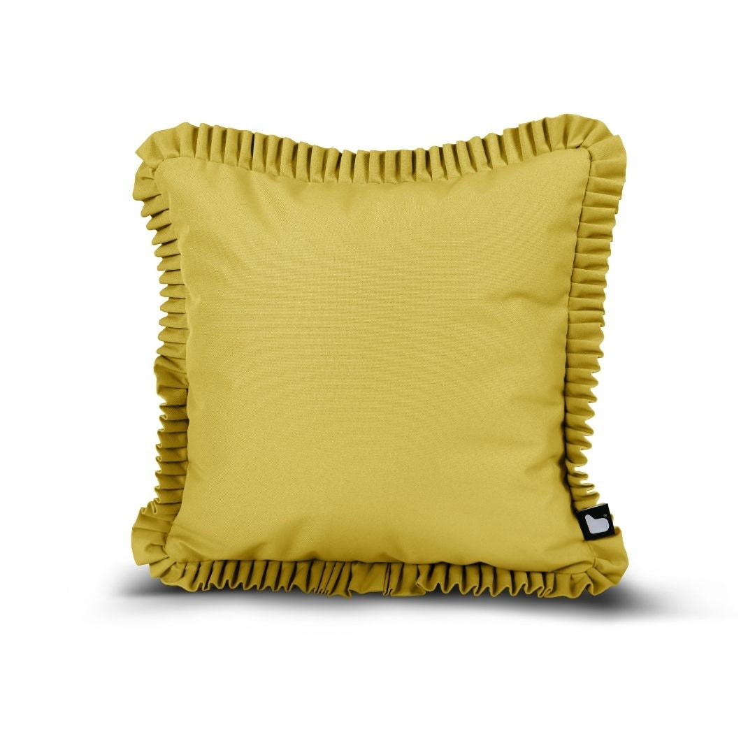 B Outdoor Cushion Frill - Butter Yellow