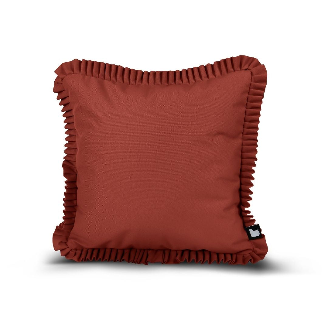 B Outdoor Cushion Frill - Marsala