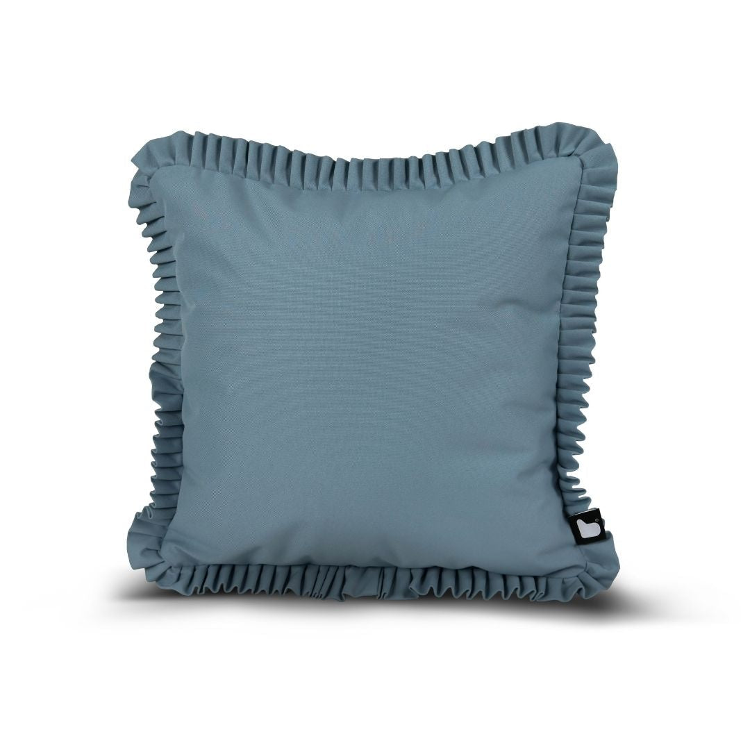B Outdoor Cushion Frill - Sea Blue