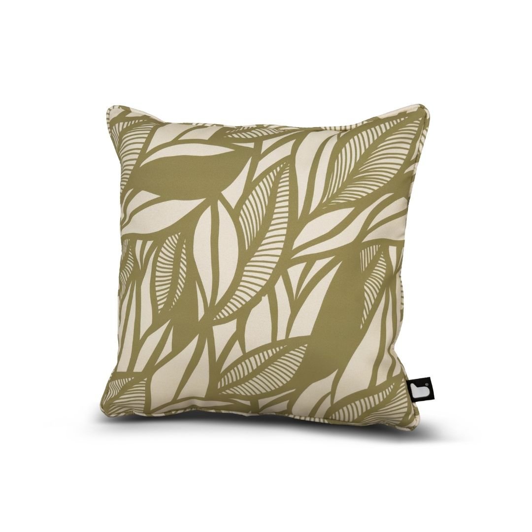 B Outdoor Cushion Poplar Leaf - Pistachio