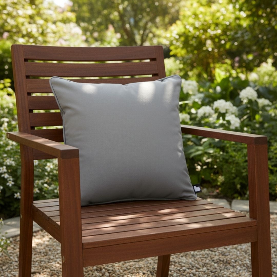 B Outdoor Cushion Silver Grey