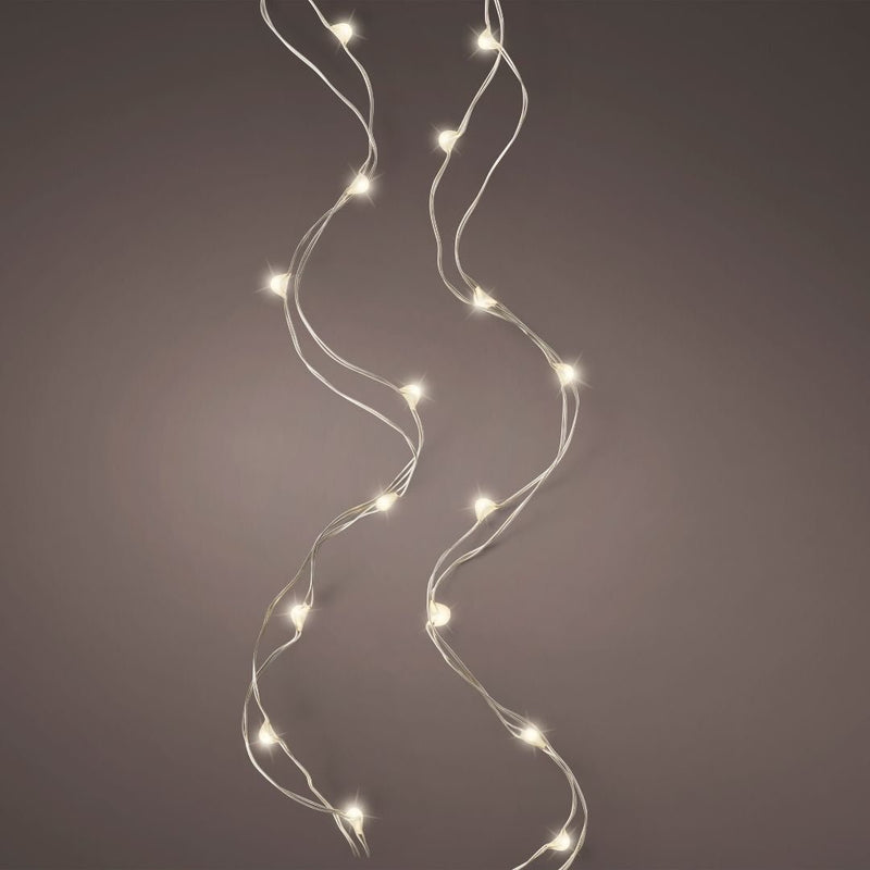 Battery Christmas String Lights Micro LED - Warm White