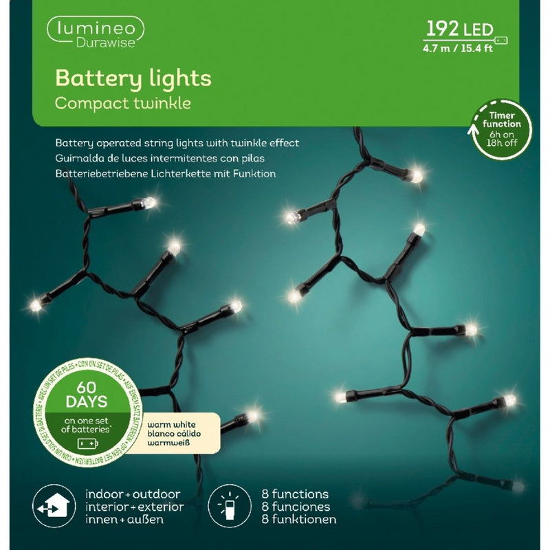 Battery String Lights Compact Twinkle - Warm White