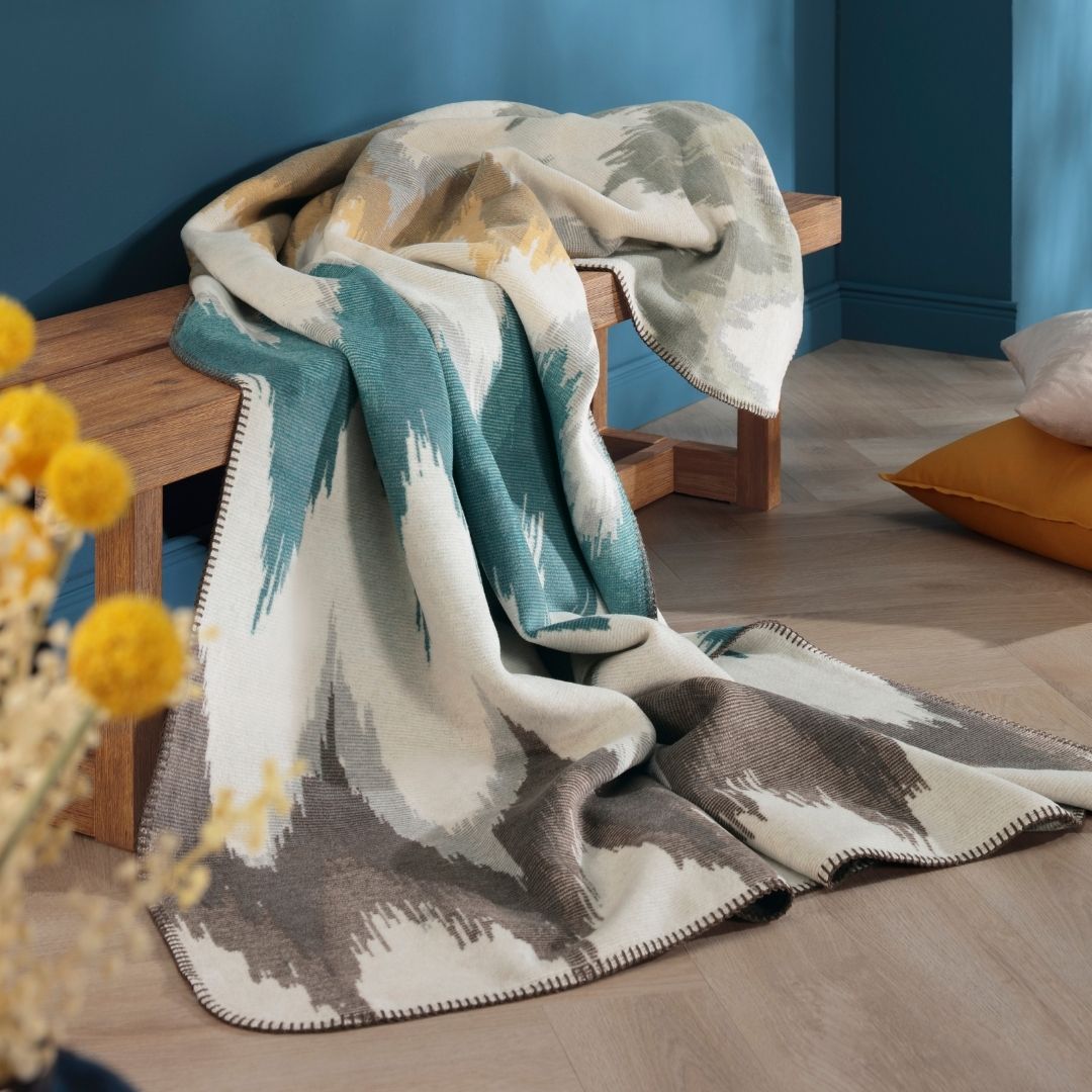 Aurora Lines Throw Blanket