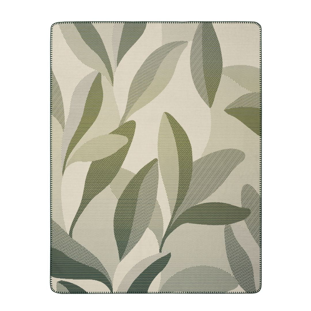 Forest Leaves Throw Blanket