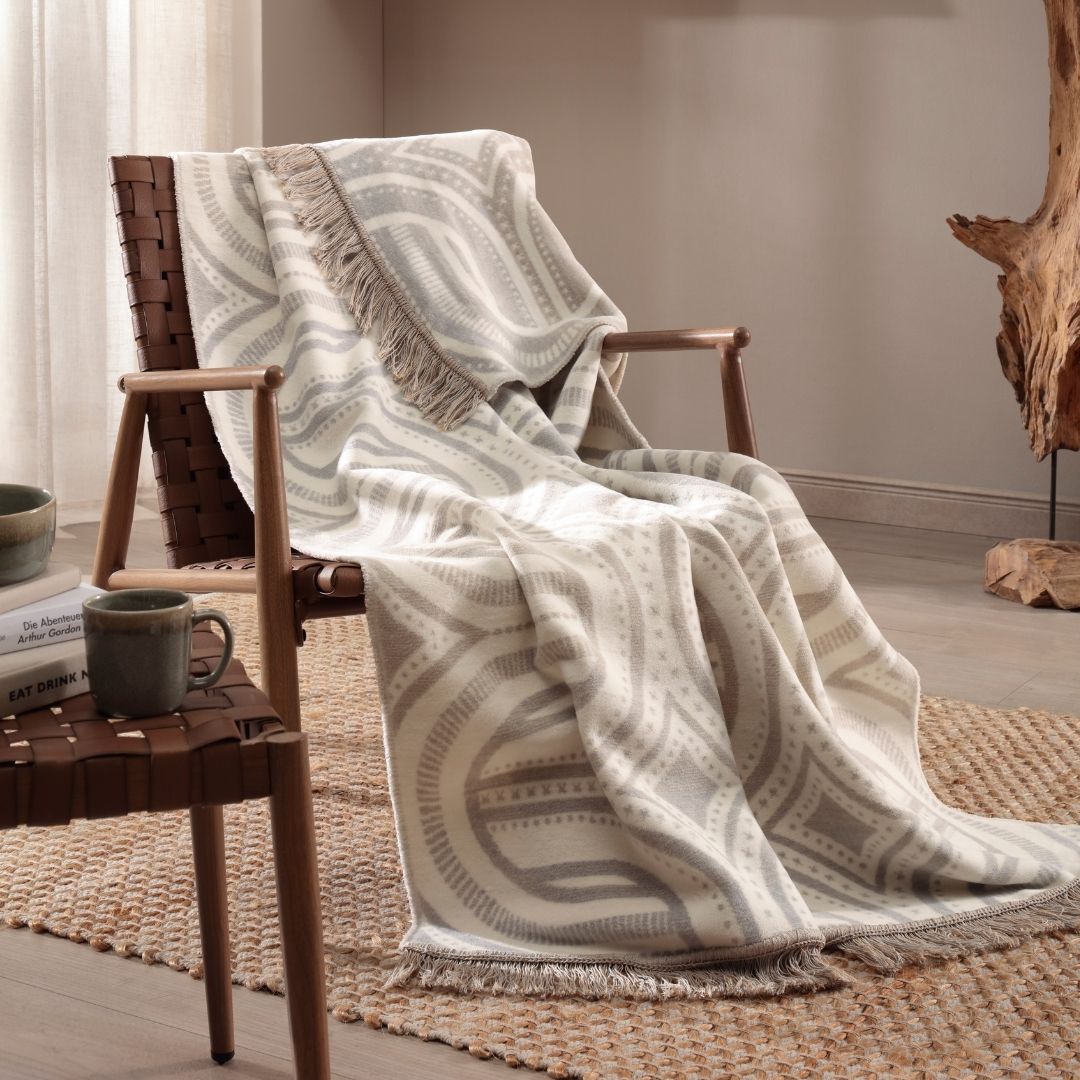 Raw Texture Throw Blanket