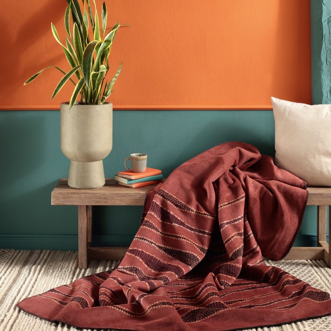 Crafted Lines Throw Blanket