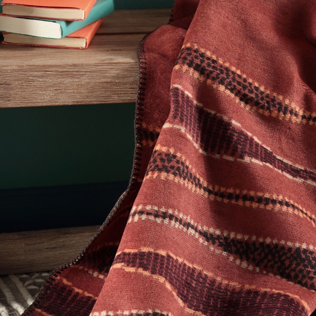 Crafted Lines Throw Blanket