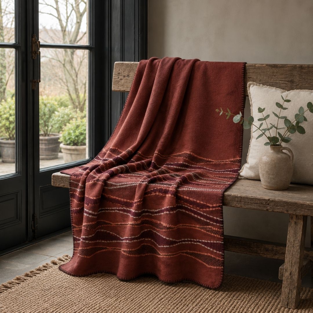 Crafted Lines Throw Blanket