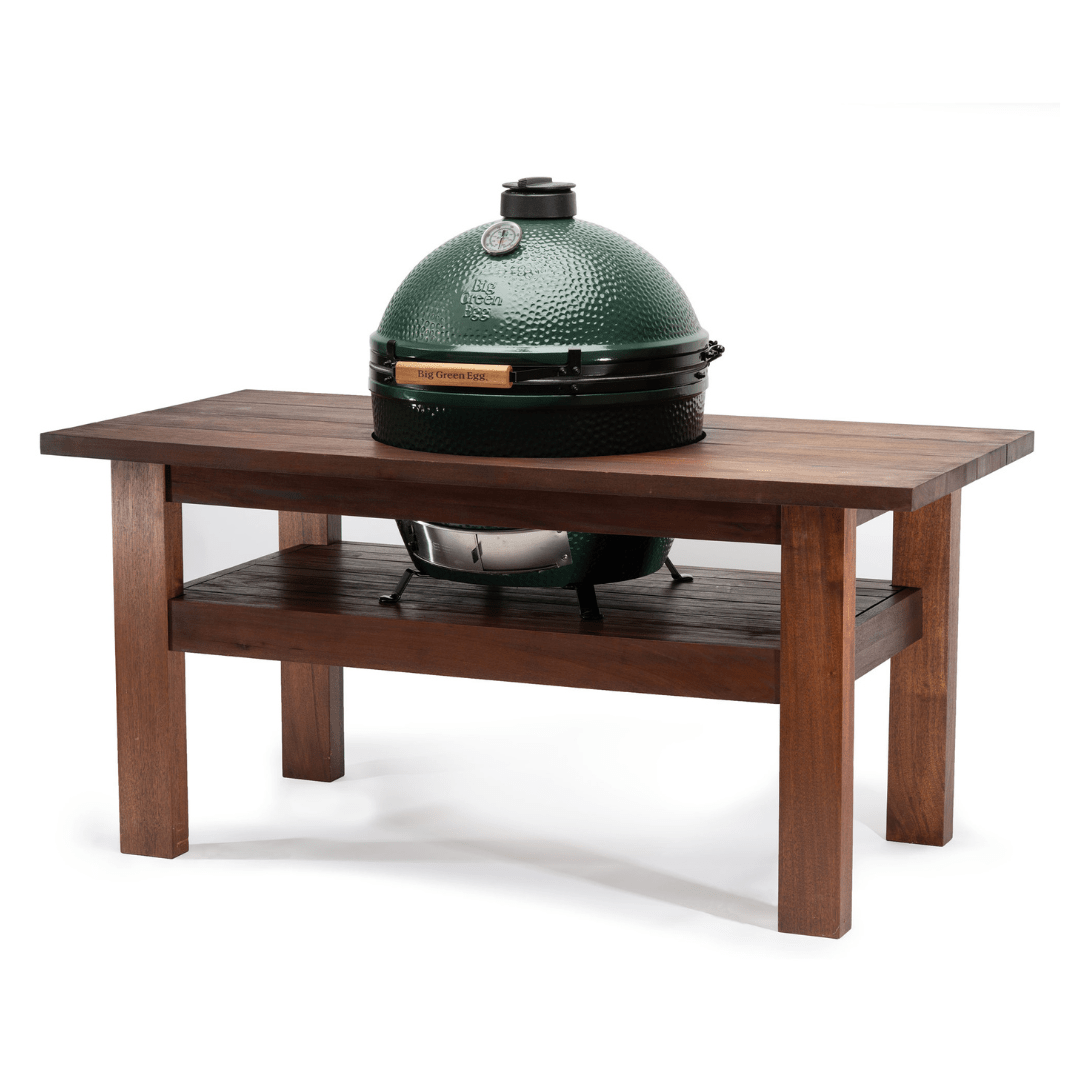 Big Green Egg - XL Mahogany Table Bundle