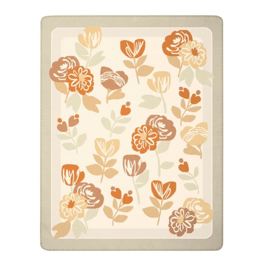 Bloom Frame Throw Blanket