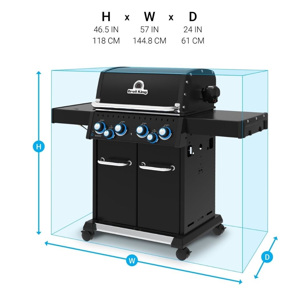 Broil King Baron Gas BBQ 490 IRX Shadow