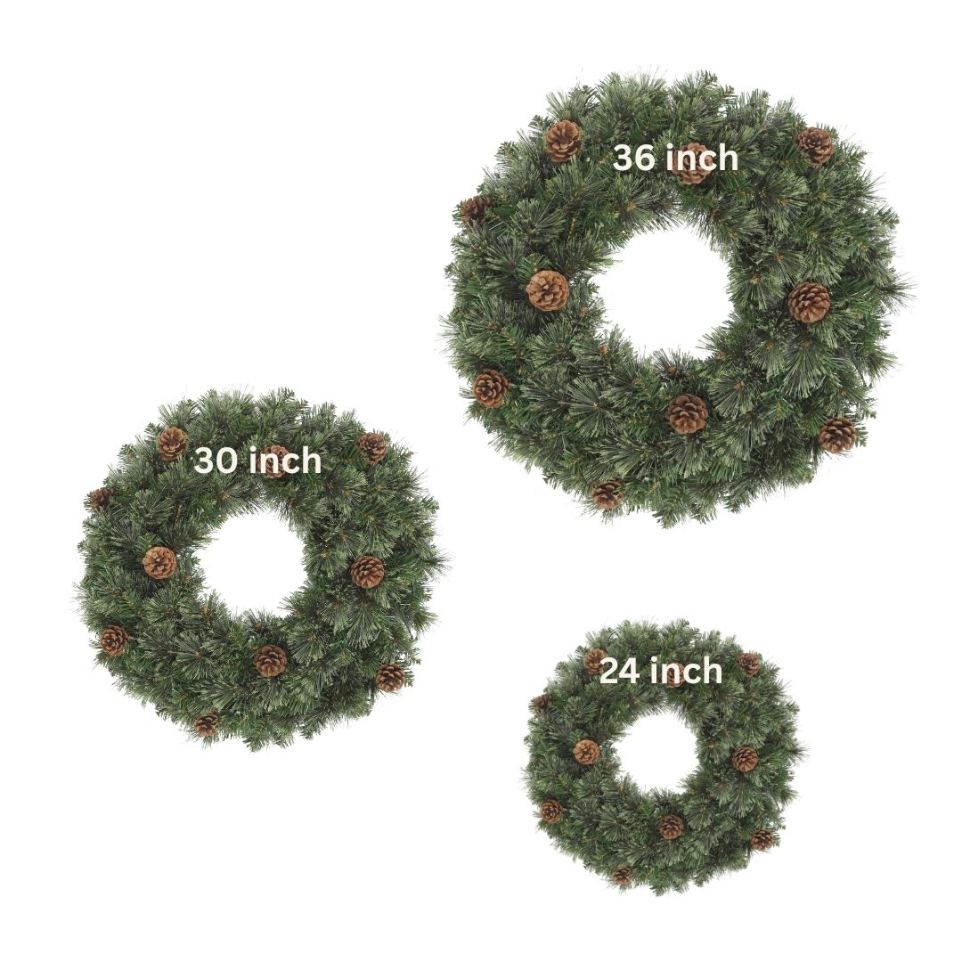 Christmas Wreath Cashmere Pinecone