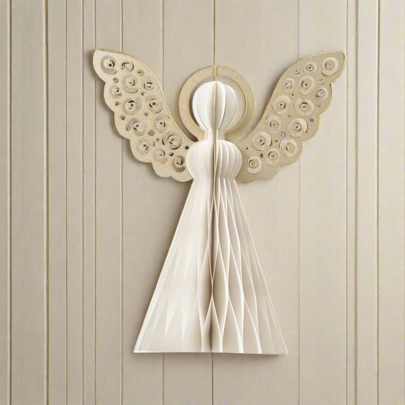 Christmas Angel Paper - White