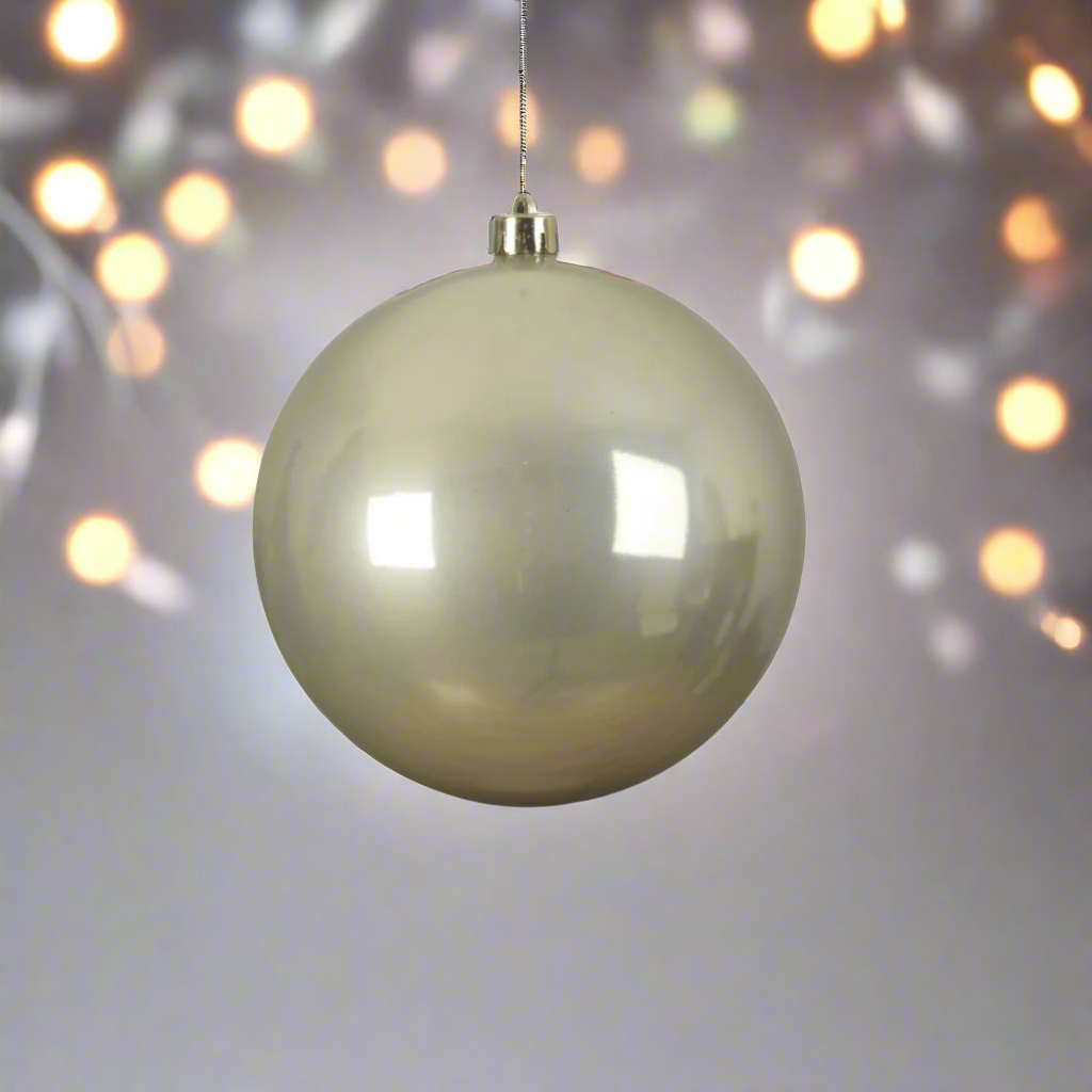 Christmas Bauble Shiny Pearl