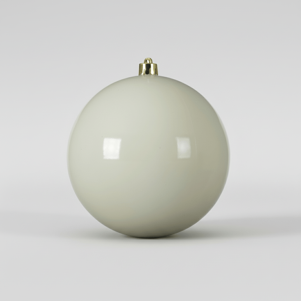 Christmas Bauble Wool White