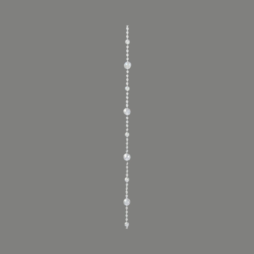 Christmas Bead Garland Transparent