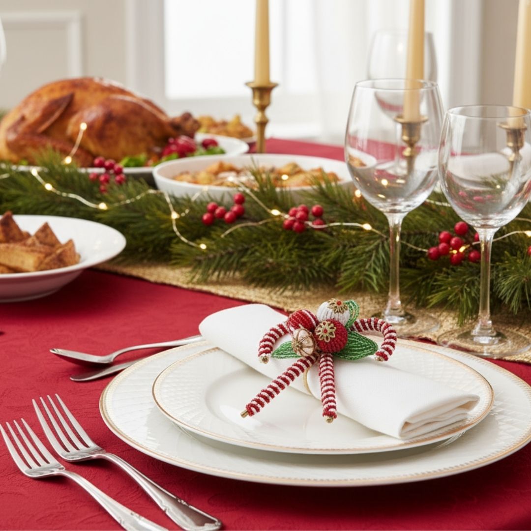 Christmas 'Candy Canes' Napkin Ring