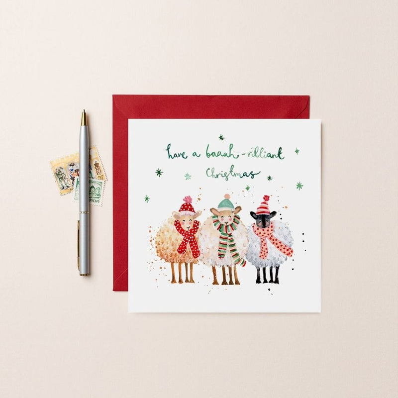 Christmas Card Baaah - rilliant Christmas Sheep