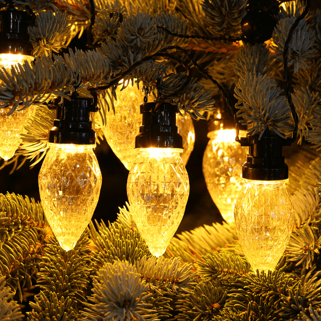 Christmas Cone Lights 20 Warm White