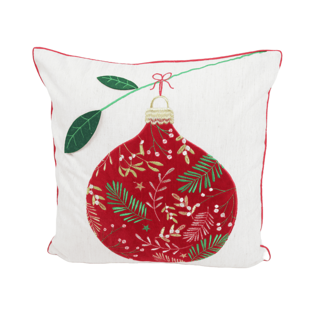 Christmas Cushion 'Bauble Beauty'