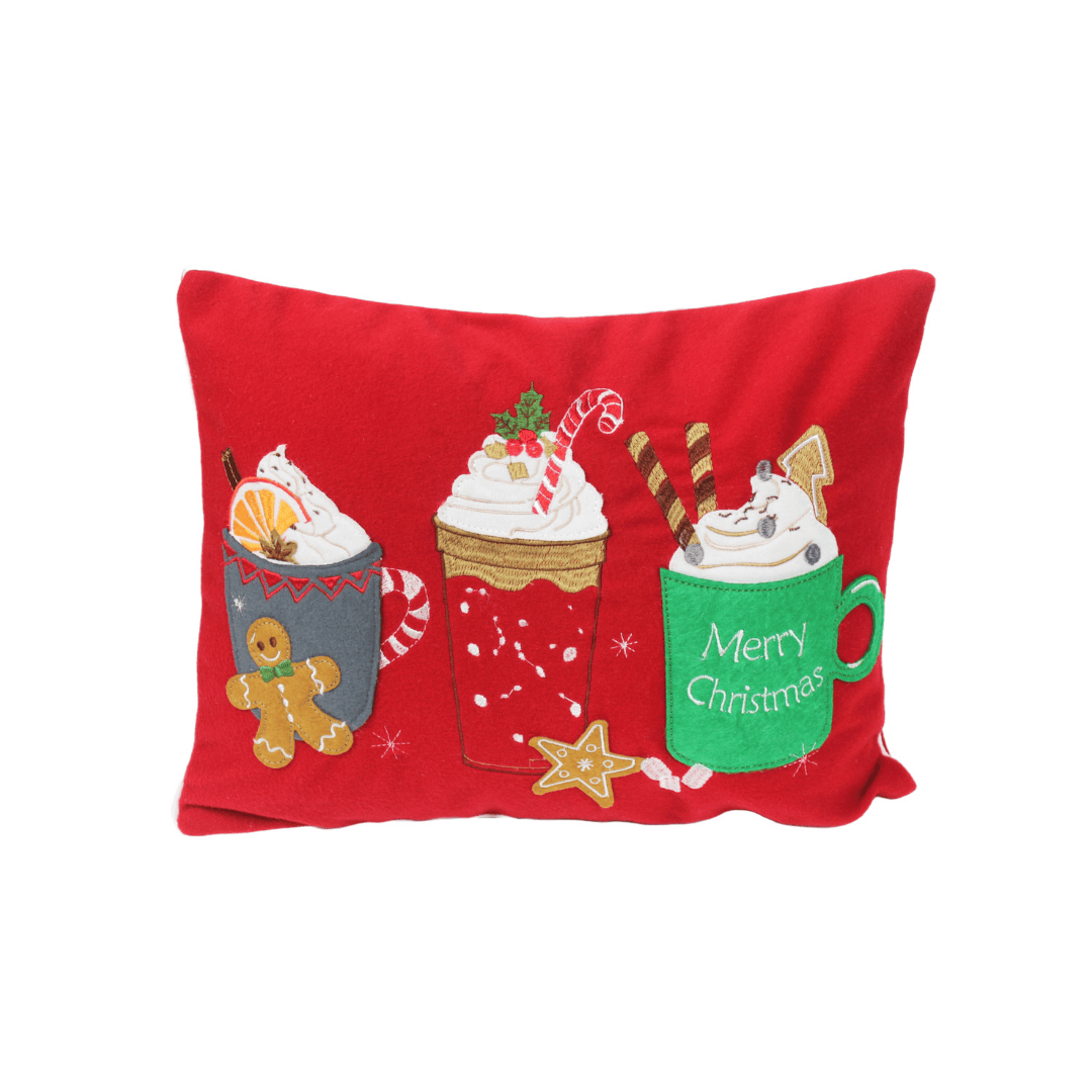 Christmas Cushion 'Christmas Cuppa'