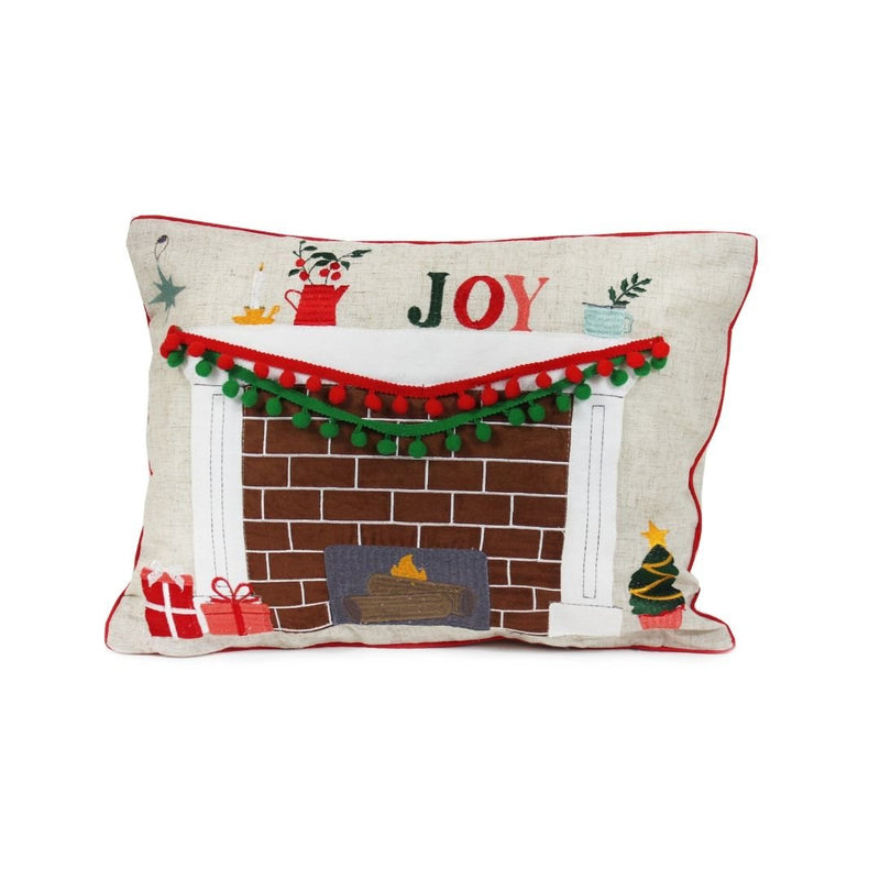 Christmas Cushion - Christmas Mantel