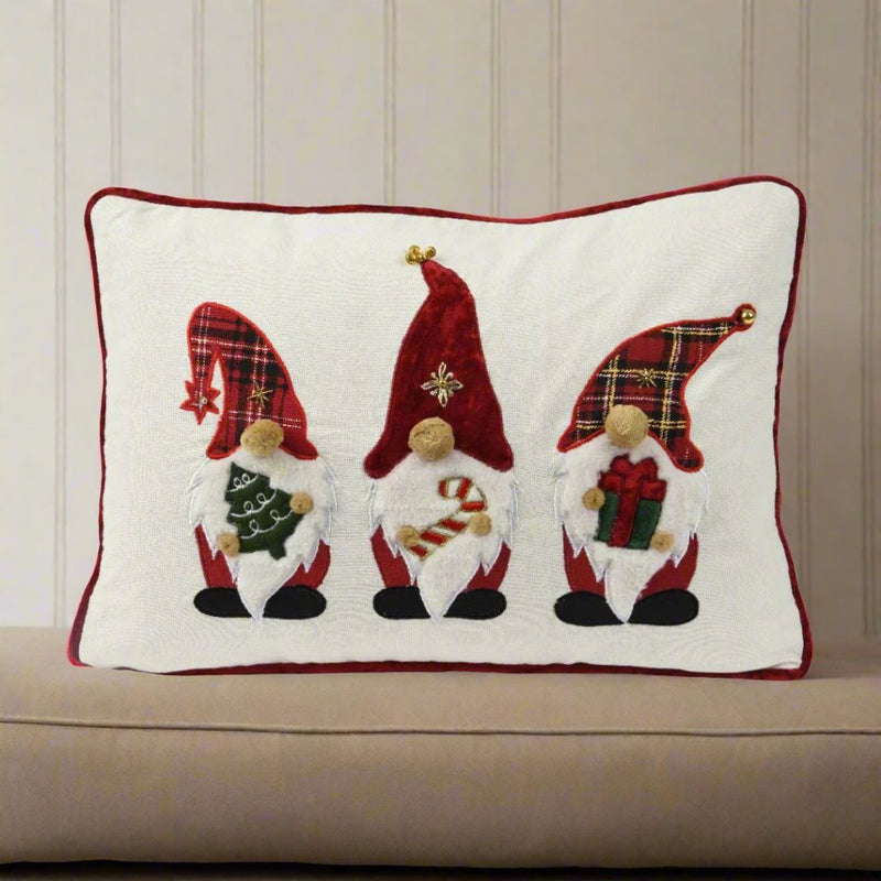 Christmas Cushion Gnomes