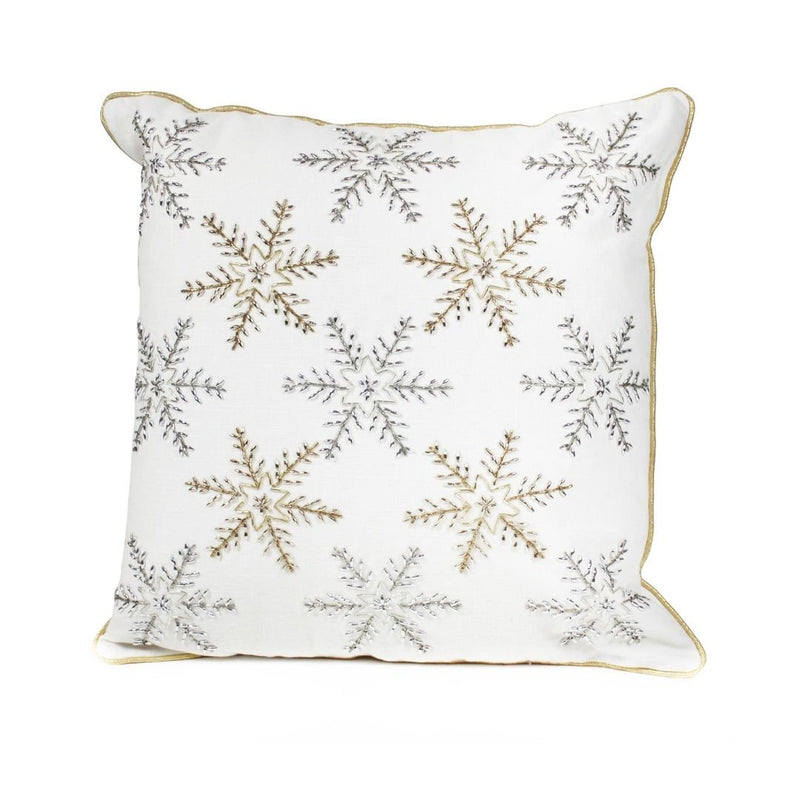 Christmas Cushion Snowflake Shimmer