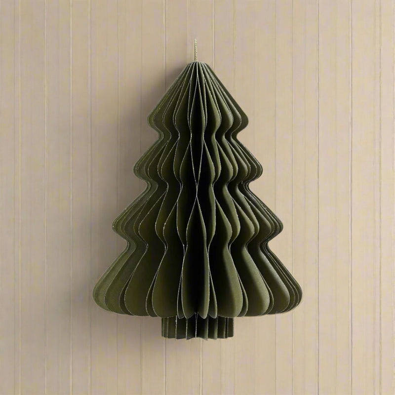 Christmas Decoration Paper Tree - Green