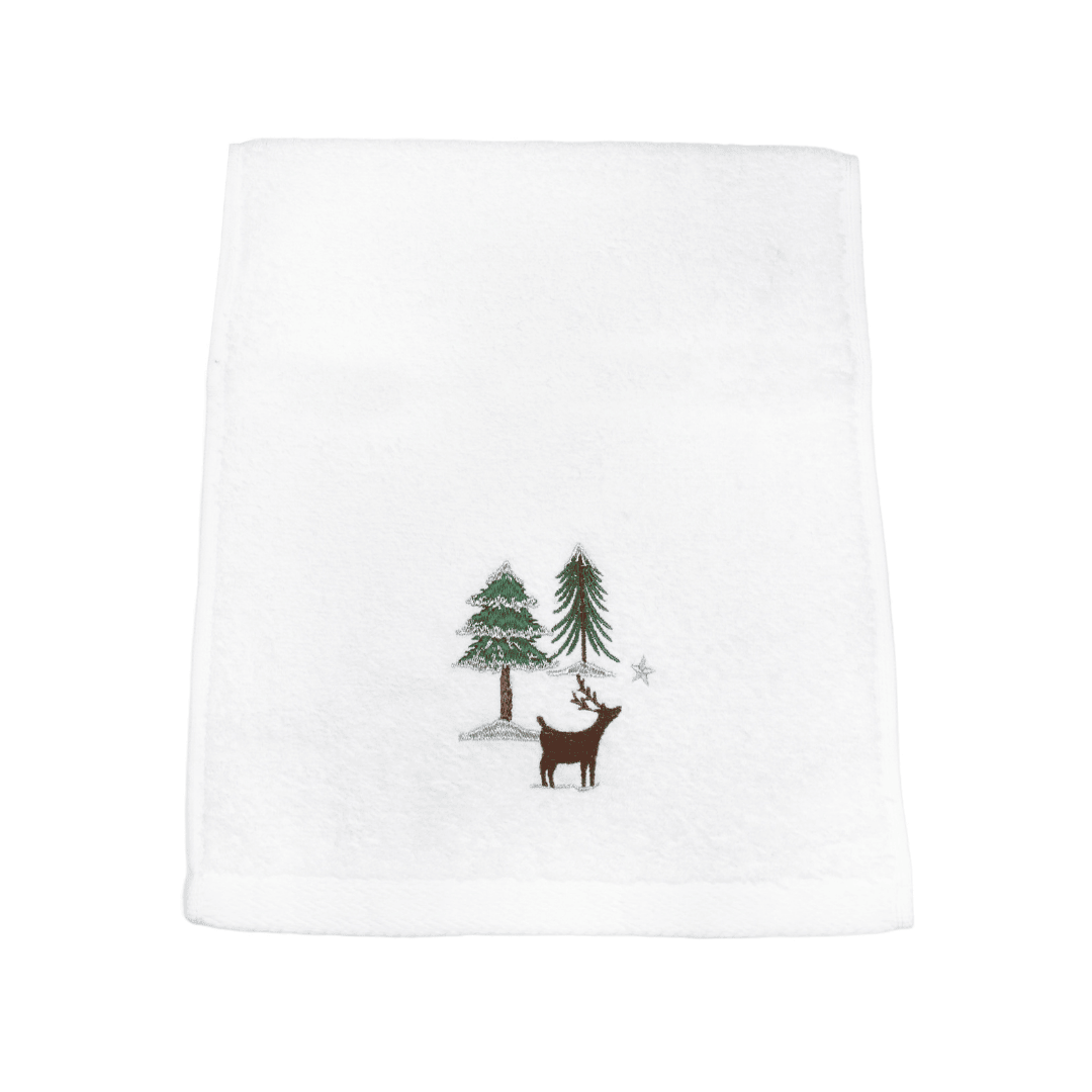 Christmas 'Frosted Forest' Hand Towel