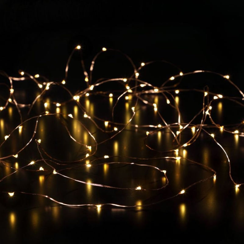 Christmas LED String Lights Copper Wire - Warm White