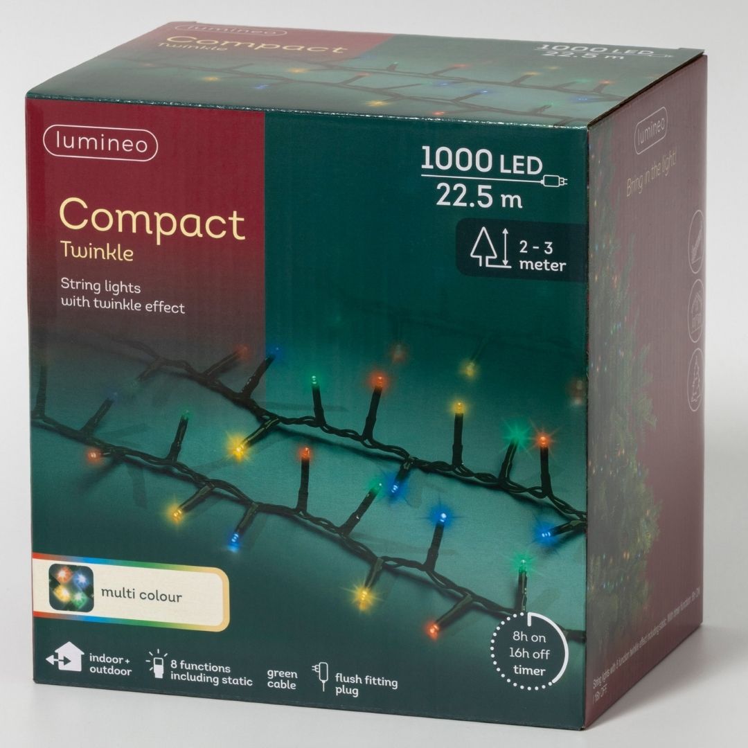 Christmas Lights 1000 LED Compact - Multi Colour