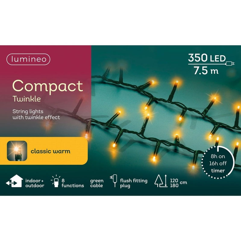 Christmas Lights 350 LED - Compact Classic Warm