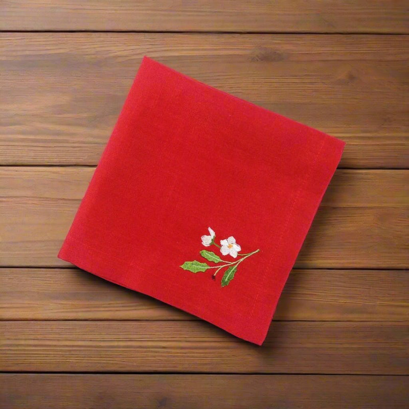 Christmas Napkins Botanical Berries