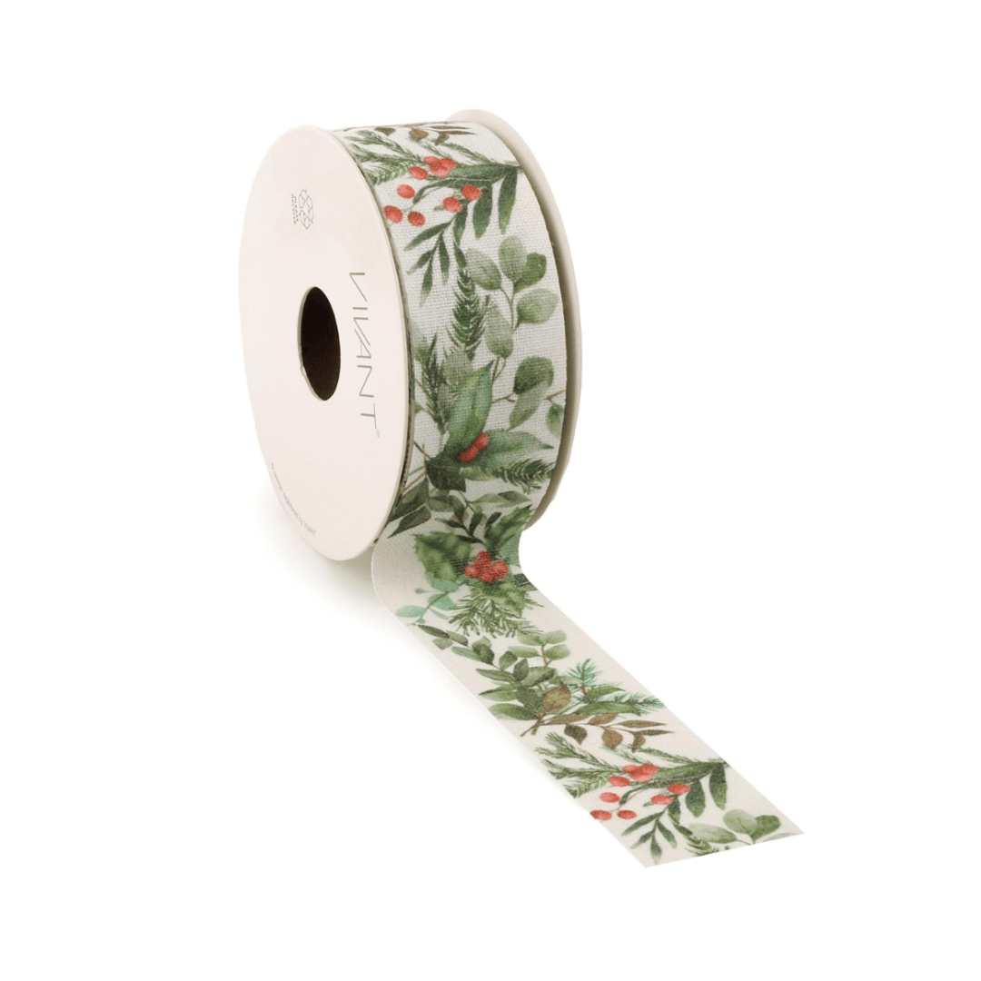 Christmas Ribbon - Foliage