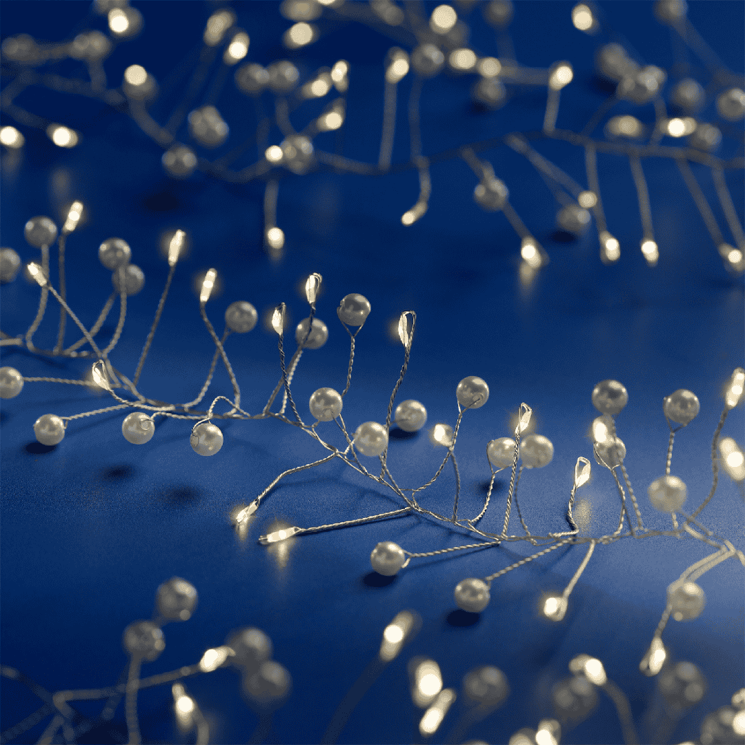 Christmas String Lights Micro Wire LED Warm White