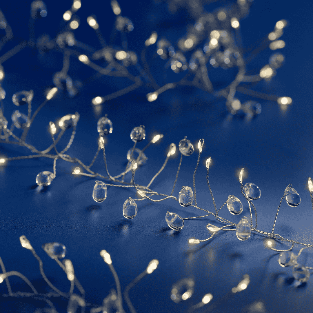 Christmas String Lights Micro Wire LED Warm White
