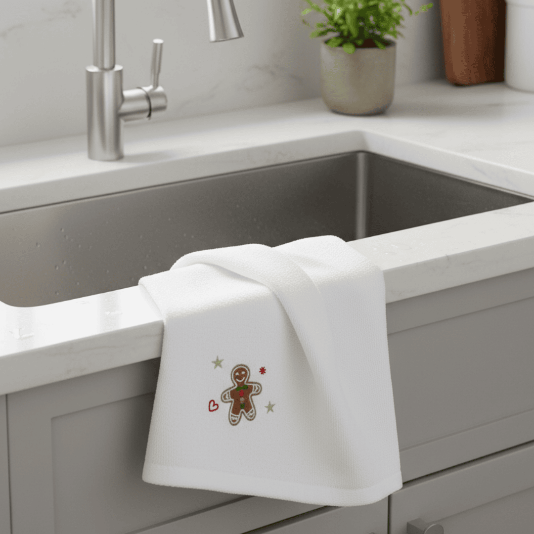 Christmas 'Sugar Cookies' Tea Towel