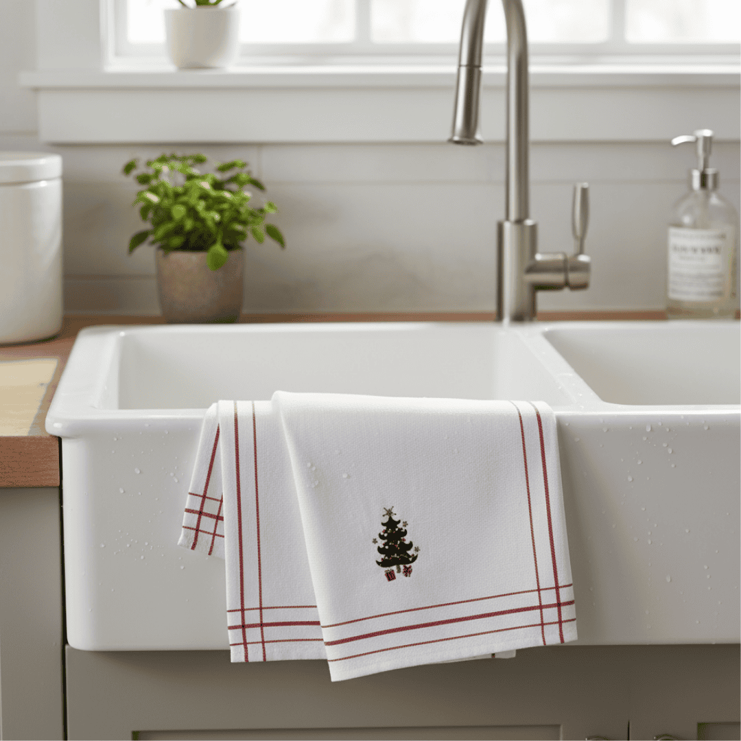 'Christmas Tree' Tea Towel