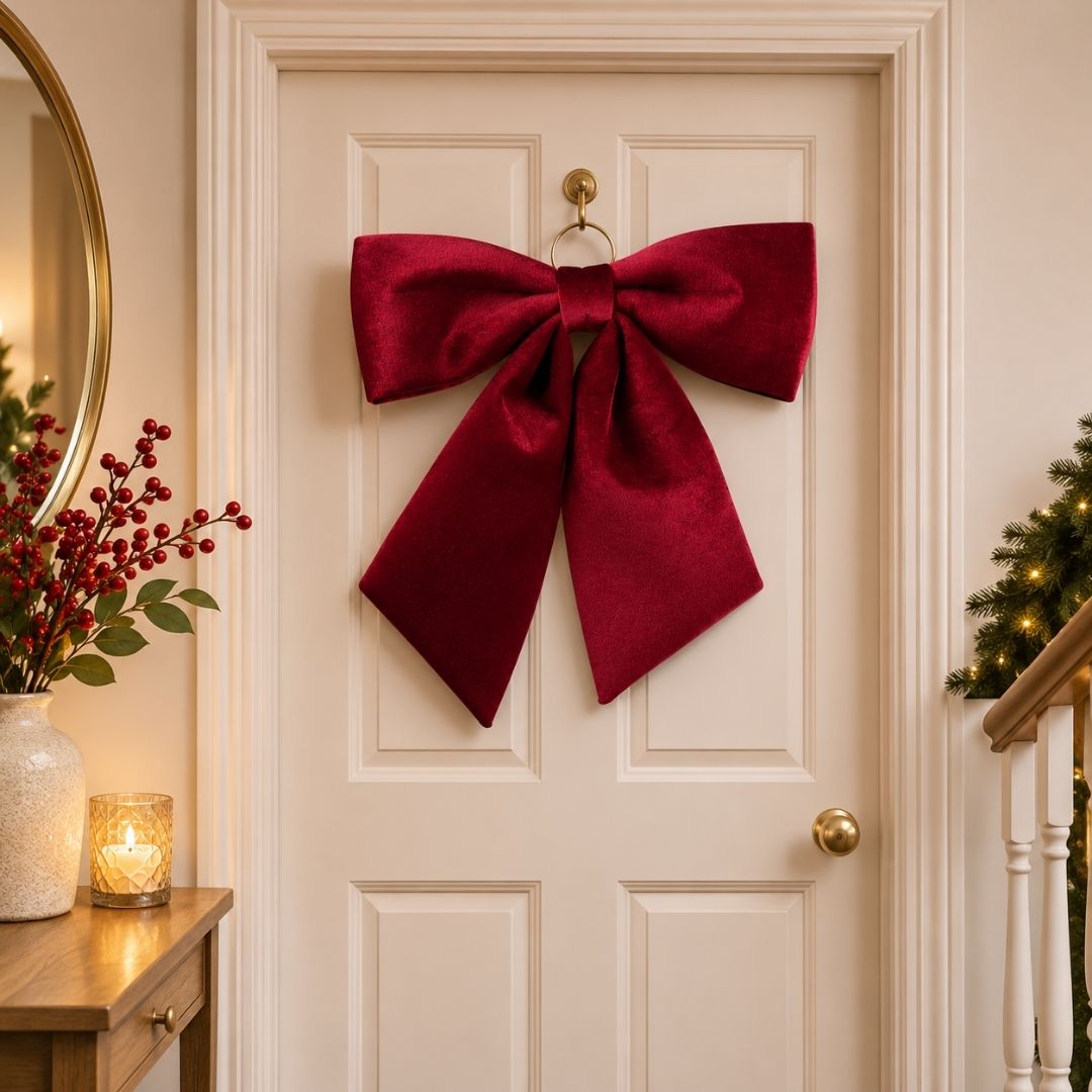 Christmas Bow XL - Red