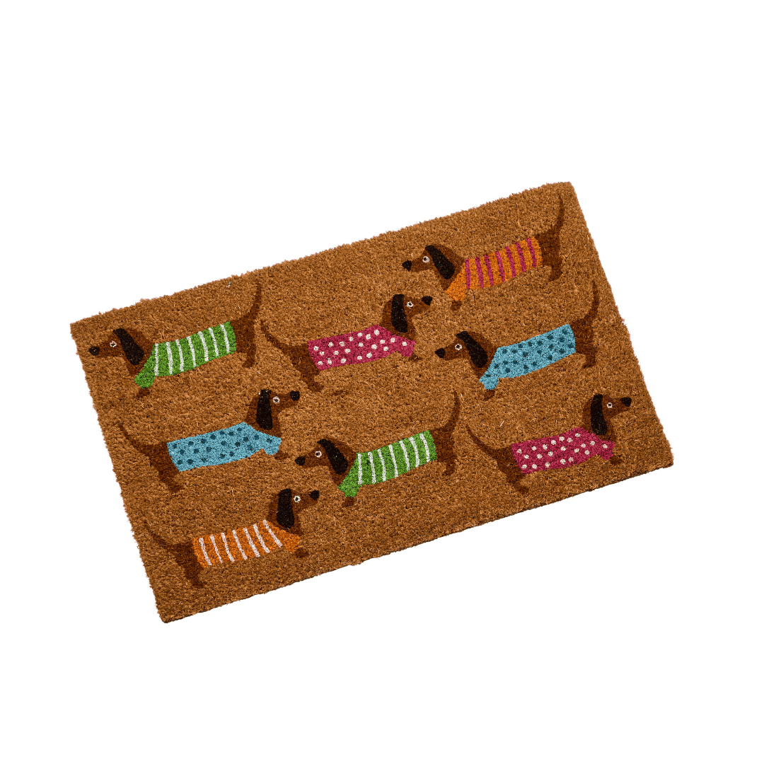Coir Mat Dachshunds 45 x 75cm