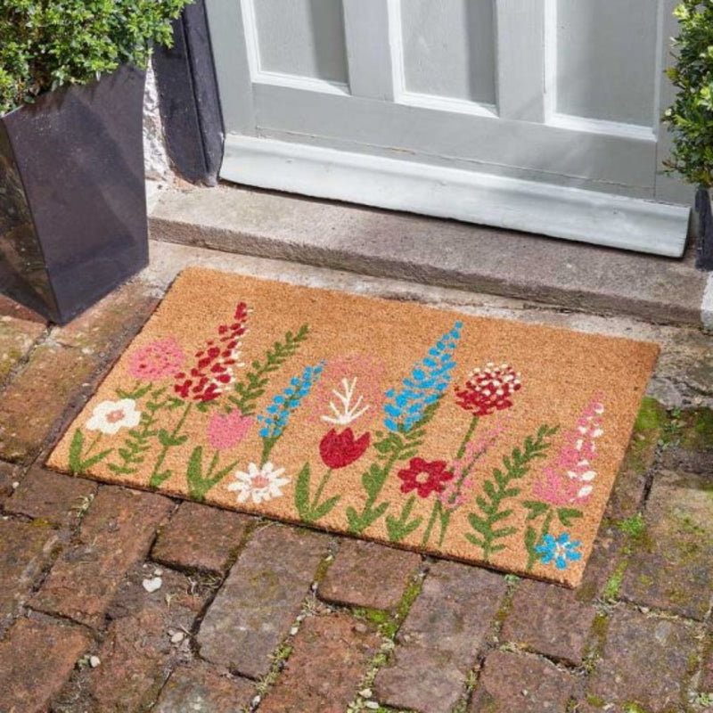 Coir Mat Flowerfield 45 x 75cm