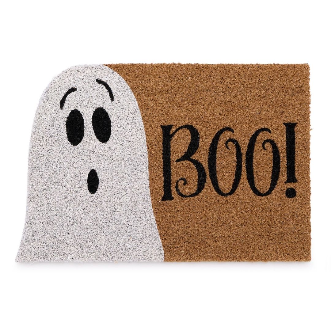 Coir Outdoor Mat Halloween Boo 45 x 75cm