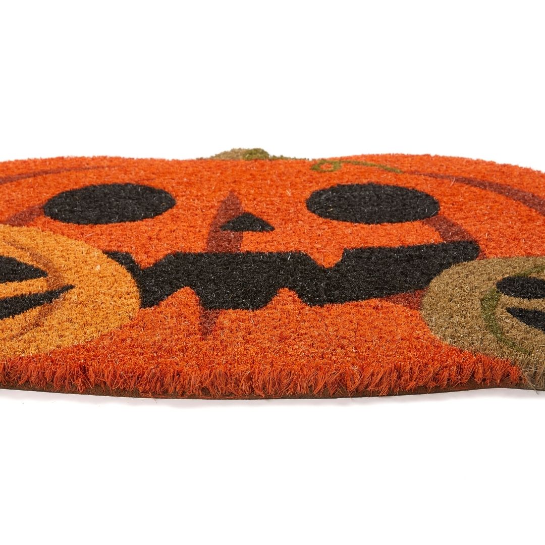 Coir Outdoor Mat Halloween Pumpkins 45 x 75cm